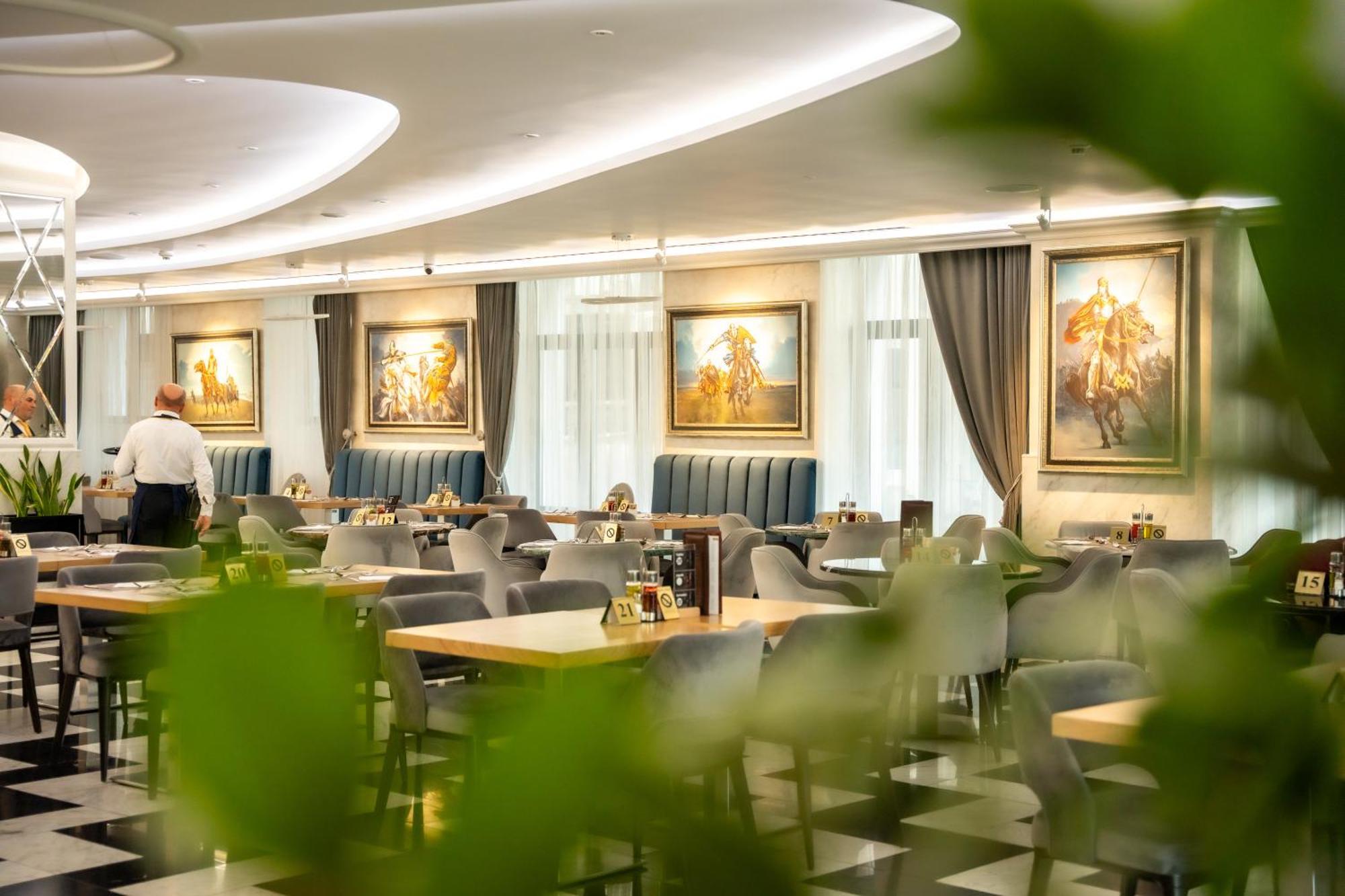 A Hoteli - Hotel Park Врнячка-Баня Экстерьер фото The restaurant