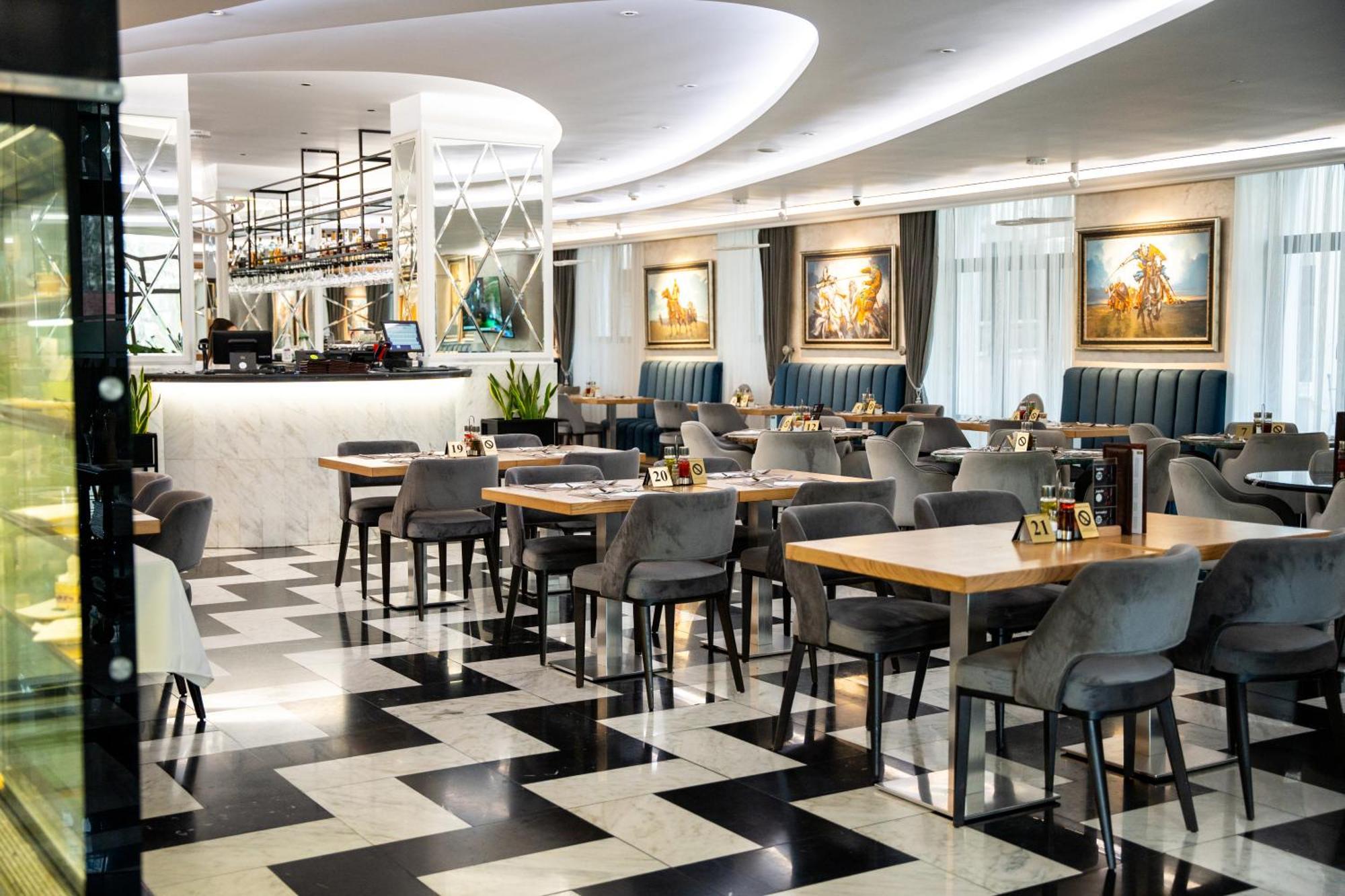 A Hoteli - Hotel Park Врнячка-Баня Экстерьер фото Restaurant